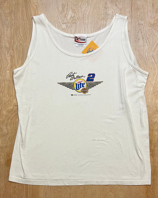 Vintage Rusty Wallace Harley Davidson X Nascar Tank Top