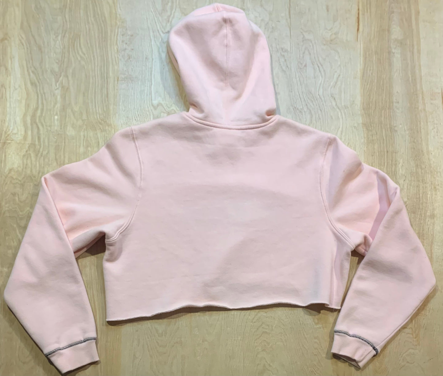 Classic Adidas Pink Cropped Hoodie