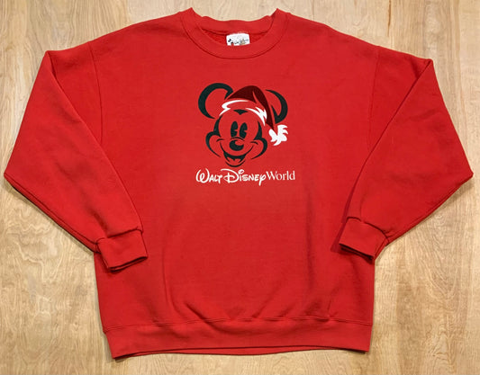 Vintage Disney World Mickey Mouse Christmas Crewneck