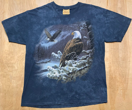 1999 The Mountains Winter Storm and Eagles T-Shirt