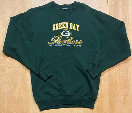 Vintage Embroidered Green Bay Packers Crewneck