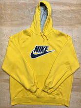 Load image into Gallery viewer, Y2K Silver Tag Yellow Nike Hoodie
