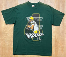 Load image into Gallery viewer, Vintage Green Bay Packers Brett Favre Single Stitch T-Shirt
