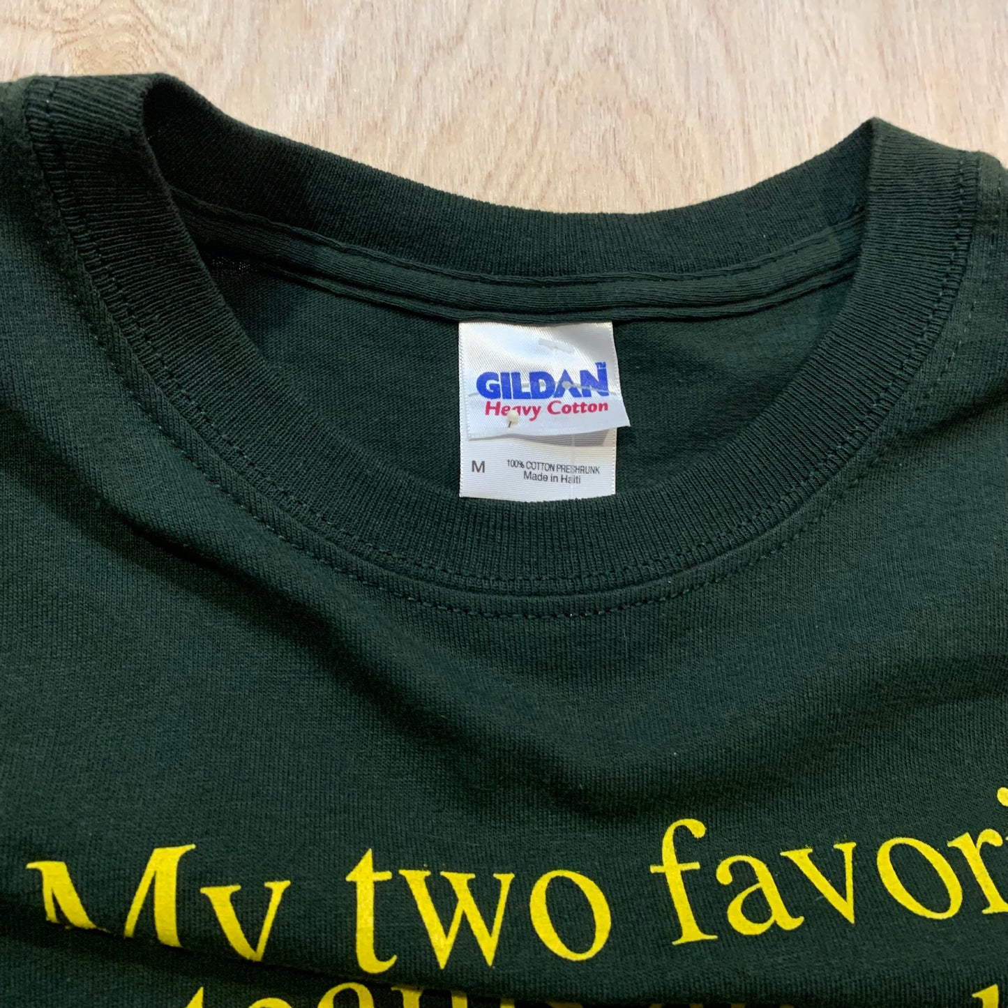 "My two Favorite Teams are the Packers and anyone who beats the Bears" Vintage T-Shirt