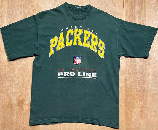 Vintage Green Bay Packers Authentic Pro Line T-Shirt