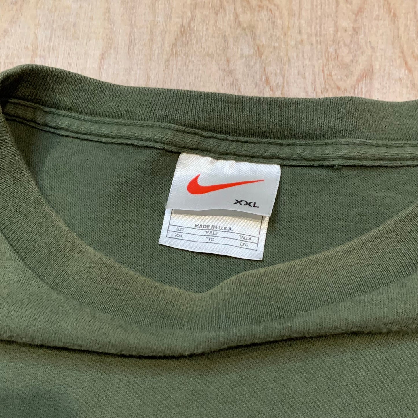 90's Nike Olive Green T-Shirt