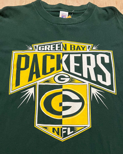 Vintage Green Bay Packers Logo 7 T-Shirt