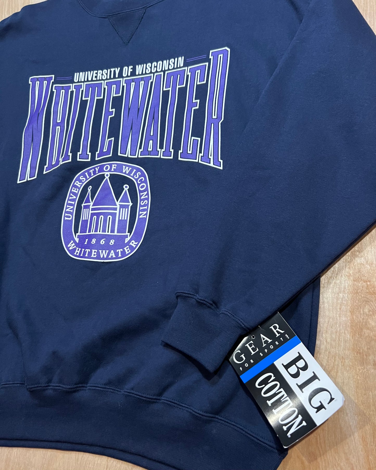 Vintage NWT University of Wisconsin Whitewater Crewneck