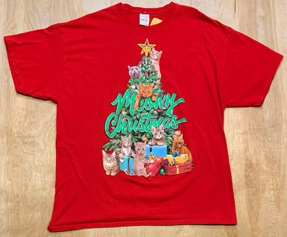 Cat's Meowy Christmas T-Shirt