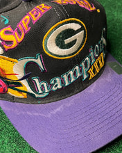 Load image into Gallery viewer, Vintage Green Bay Packers Super Bowl Champions Logo Athletics Hat

