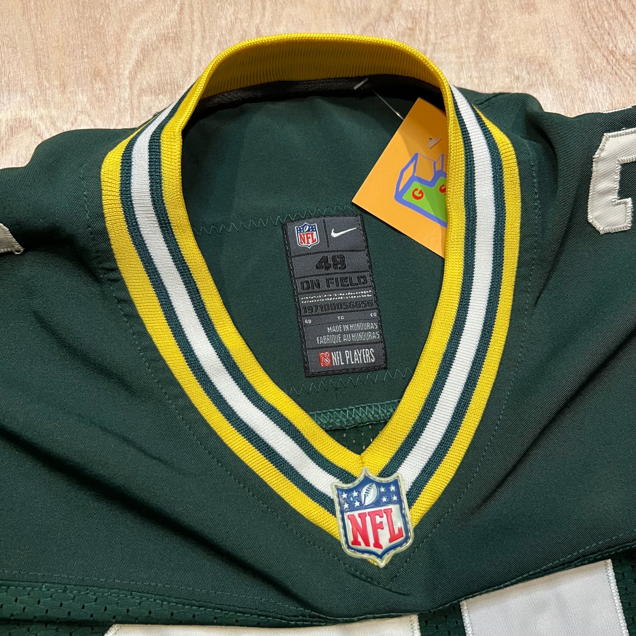 Nike On Field Green Bay Packers Charles Woodson NFL Football Jersey 2XL  **NEW**