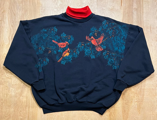 Vintage Cardinal Turtleneck Crewneck