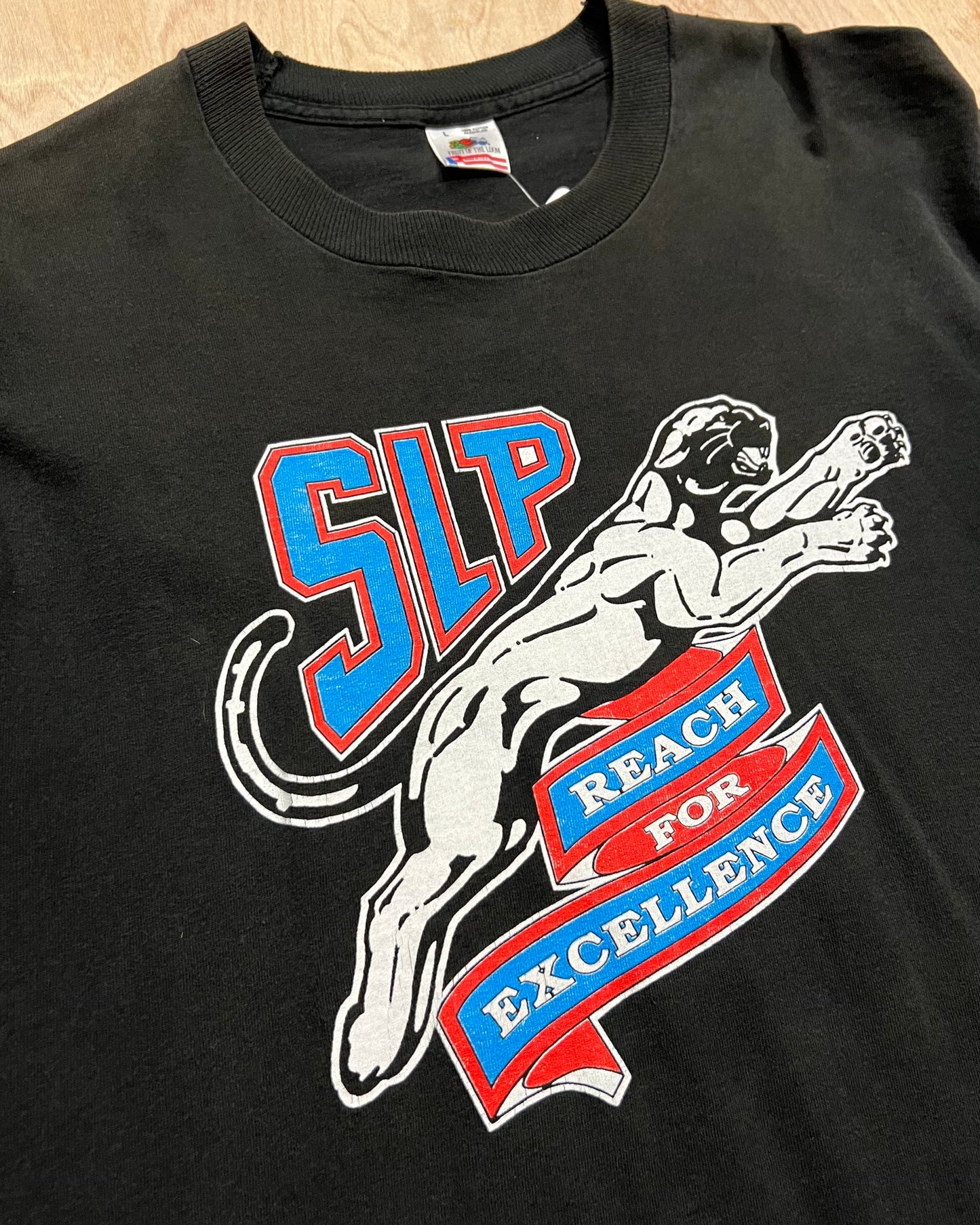Vintage Fruit of the Loom SLP "Reach for Excellence" Single Stitch T-Shirt