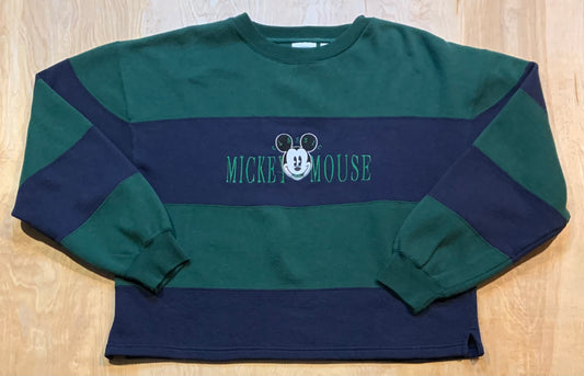 Vintage 90's Mickey Mouse Cropped Crewneck