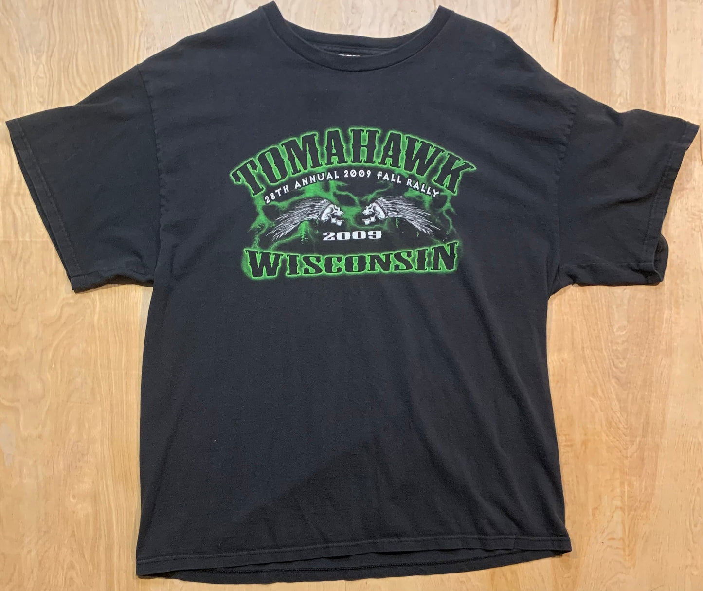 2009 Tomahawk 28th Annual Rally Graphic T-Shirt