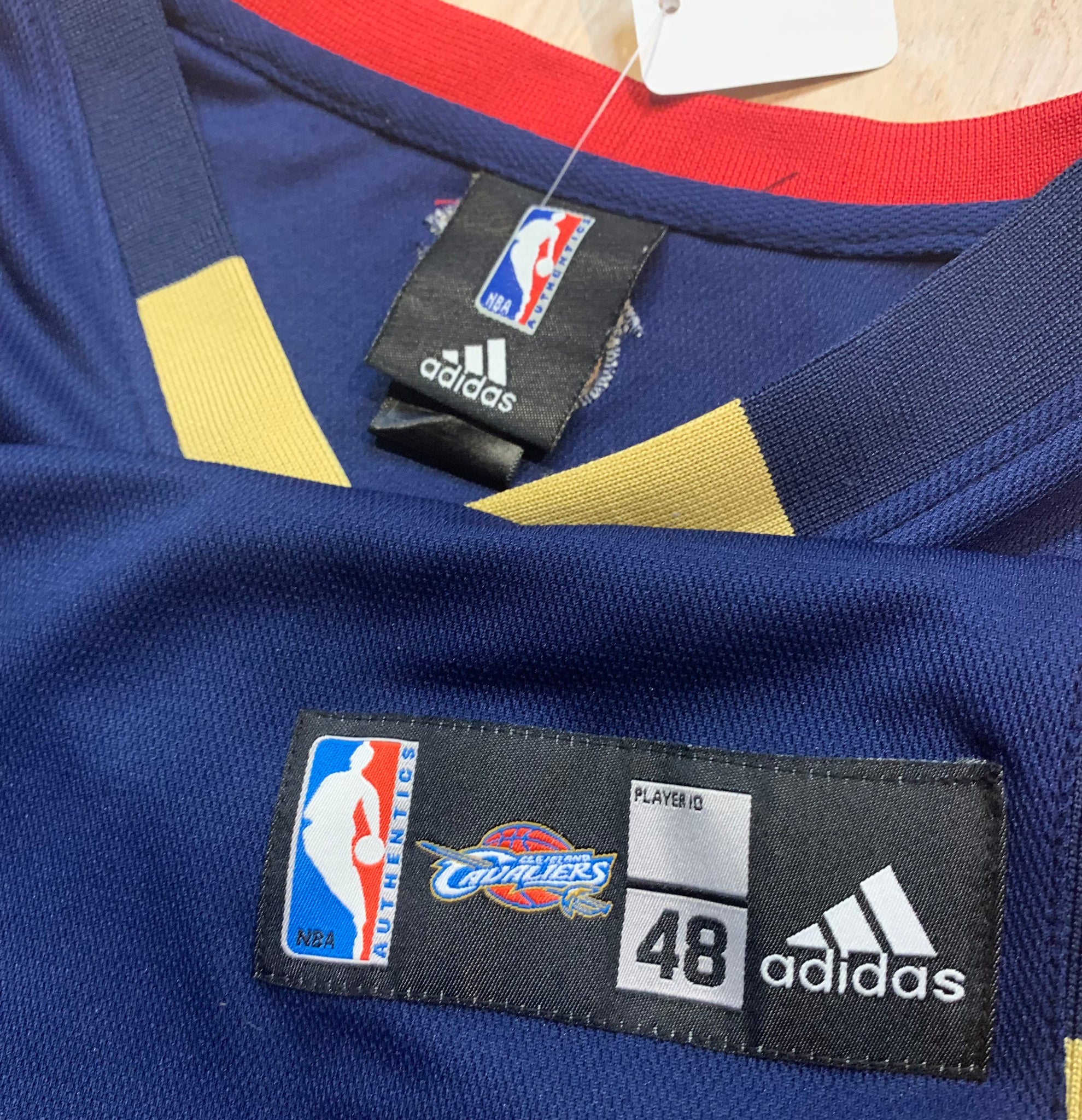 Adidas Cleveland Cavaliers NBA #23 Lebron James Navy T-Shirt