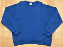 Load image into Gallery viewer, Vintage Blue Nike Silver Tag Crewneck
