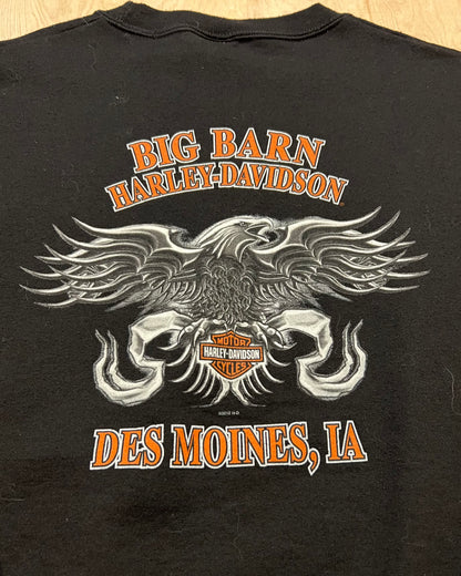 Harley Davidson "Ride Hard" Des Moines, IA Crewneck