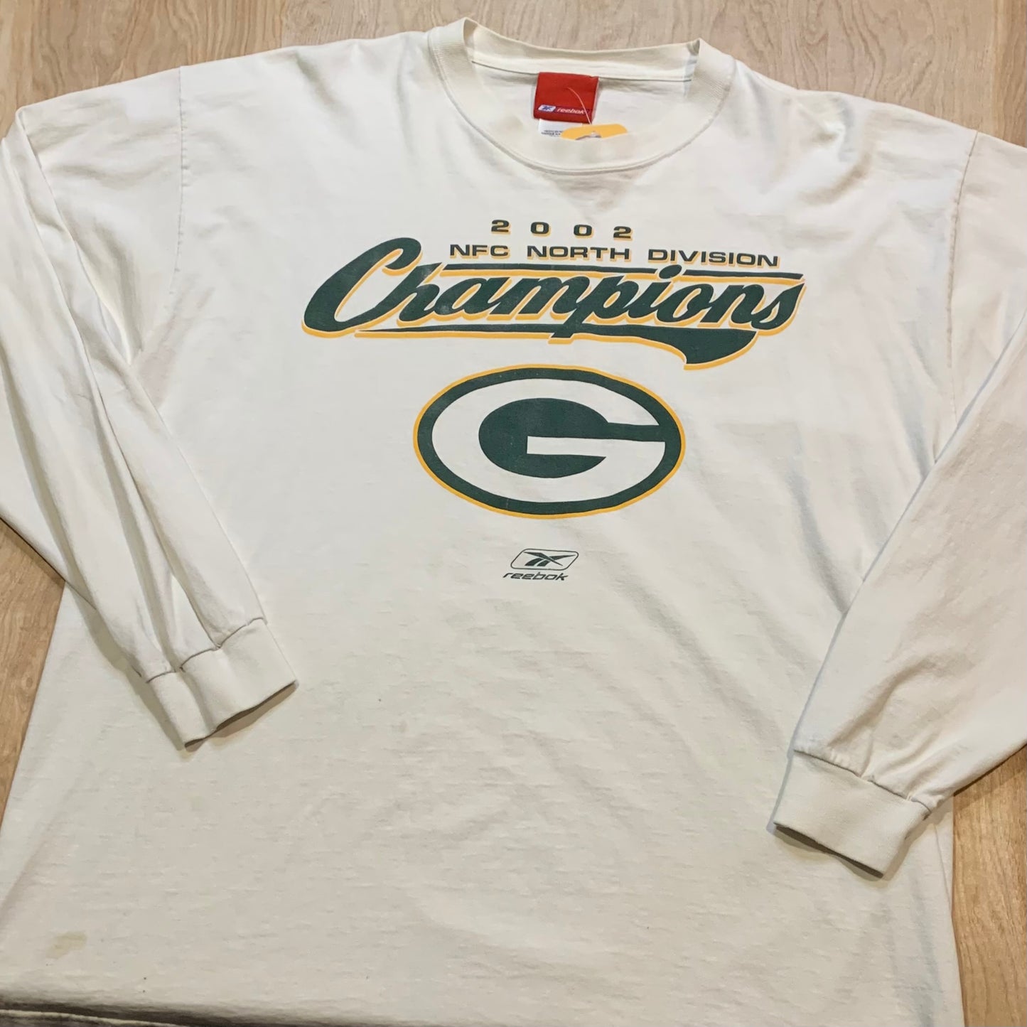 2002 Green Bay Packers NFC North Division Champions Long Sleeve