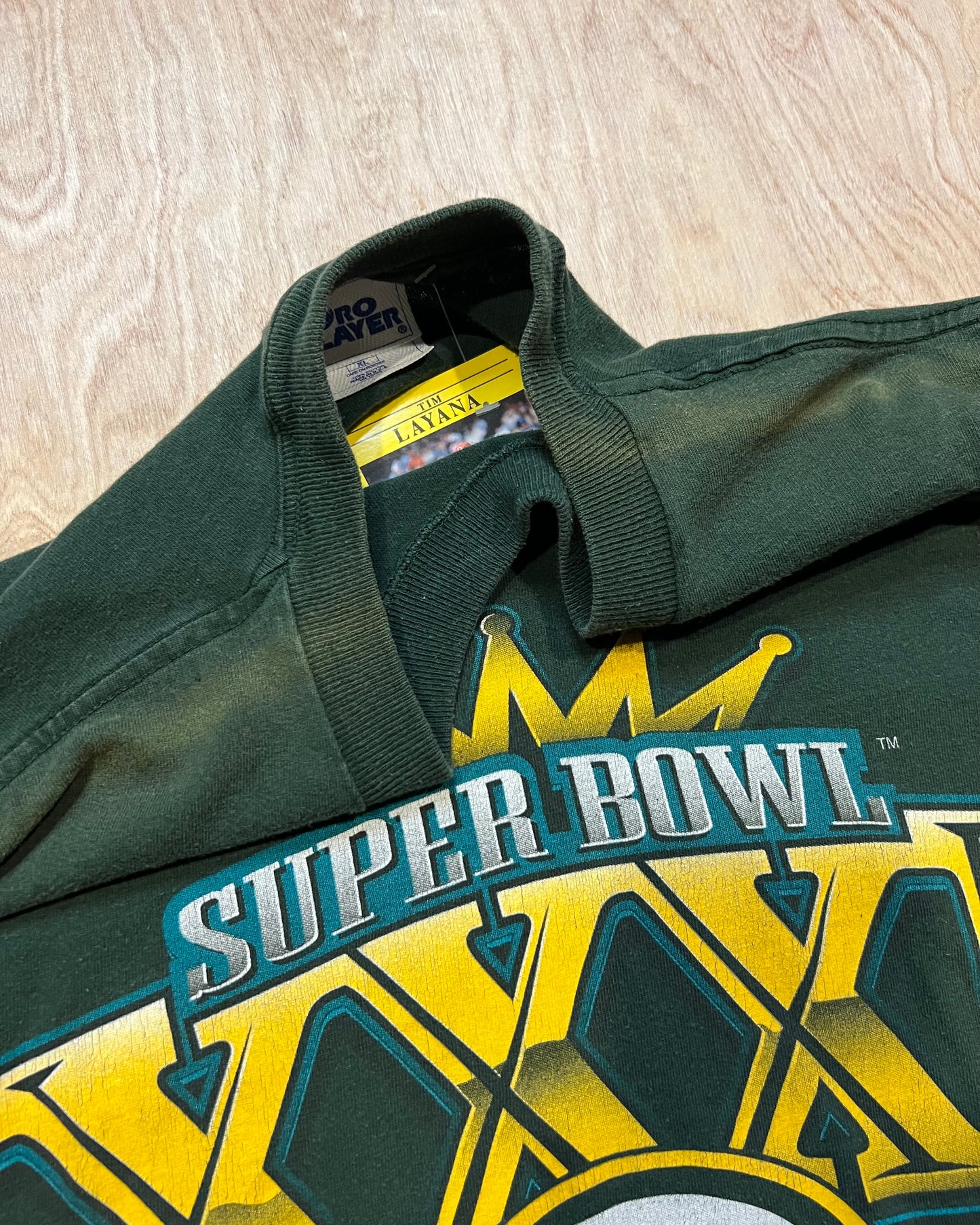 1997 Green Bay Packers Super Bowl Champions Single Stitch T-Shirt