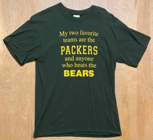 "My two Favorite Teams are the Packers and anyone who beats the Bears" Vintage T-Shirt