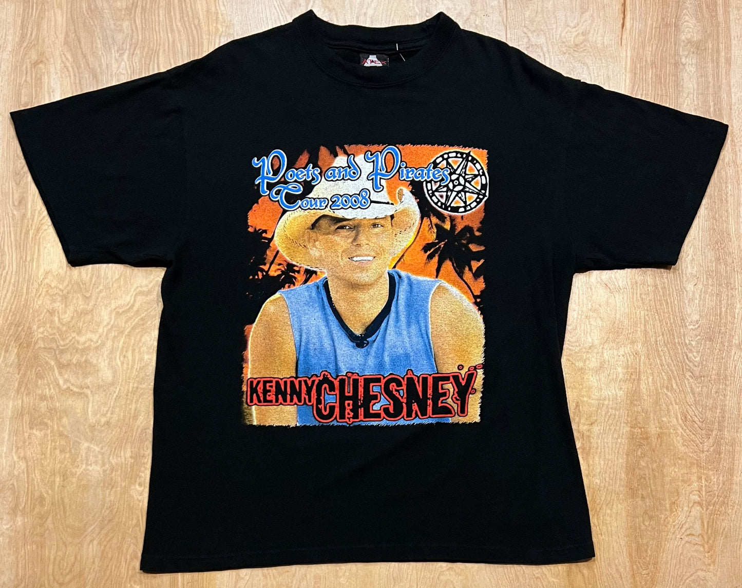 Kenny Chesney Poets and Pirates 2008 Tour T-Shirt