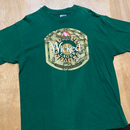90's Petes Wicked Lager Single Stitch T-Shirt