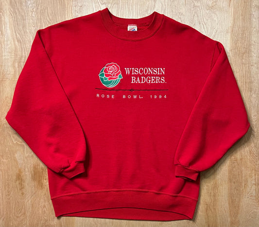 1994 Wisconsin Badgers Rose Bowl Crewneck