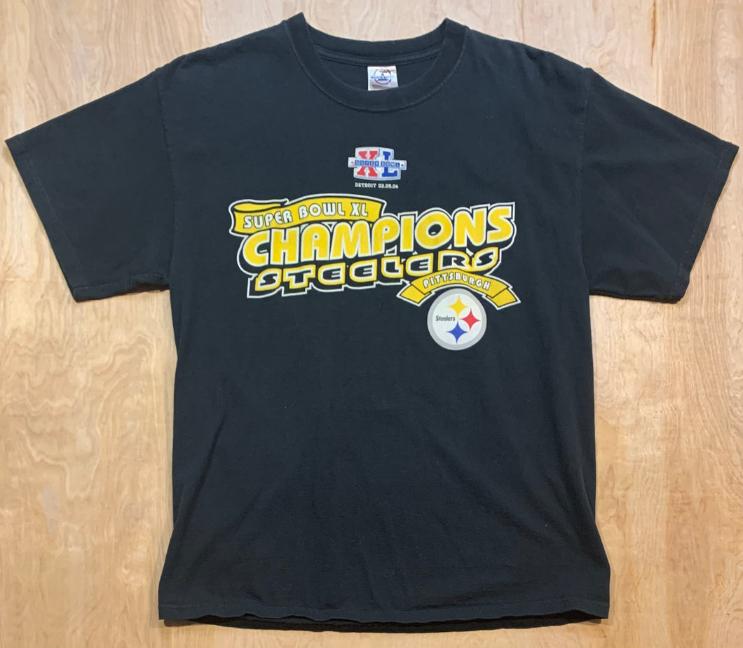 2006 SB XL Champions Pittsburgh Steelers T-Shirt