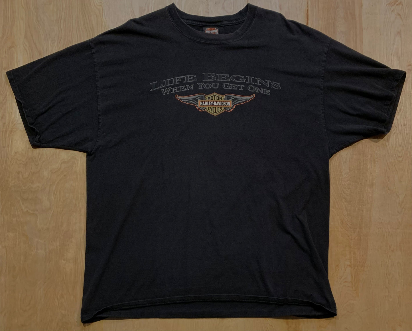 Harley Davidson "Life begins when you get one" Twin Cities T-Shirt