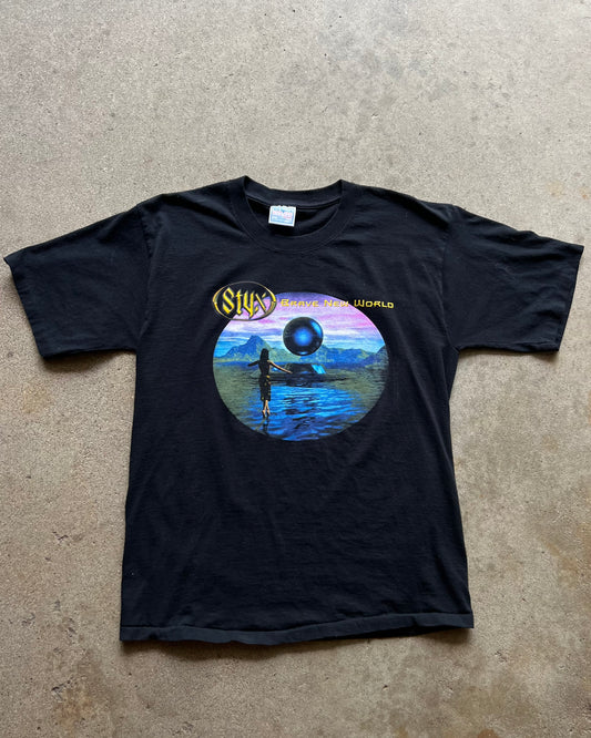 2000 Styx "Brave New World" Tour Single Stitch T-Shirt