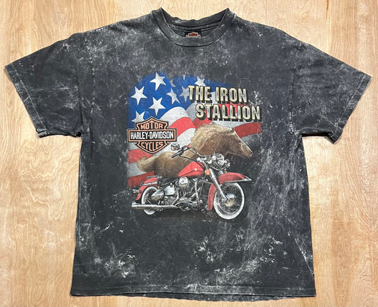 90's Harley Davidson "The Iron Stallion" Single Stitch T-Shirt