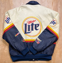 Load image into Gallery viewer, Vintage Rusty Wallace Miller Lite Winston Cup Series Leather Racing Jacket
