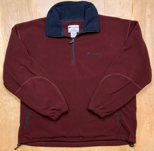 Vintage Champion Quarter-Zip Fleece