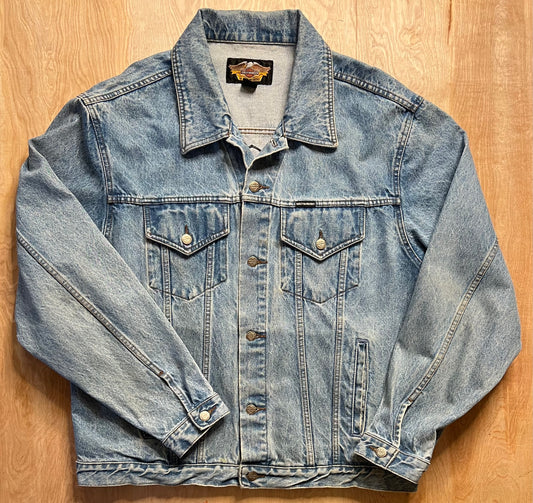 Vintage Harley Davidson Denim Jacket