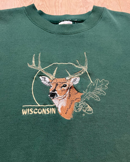 Vintage Wisconsin Whitetail Crewneck