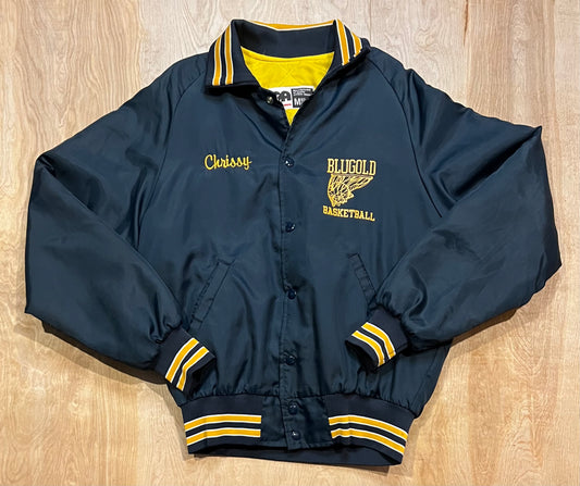 Vintage UWEC Basketball Bomber Jacket