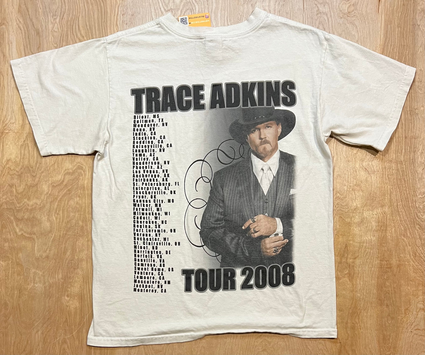 2008 Trace Adkins Stained Tour T-Shirt