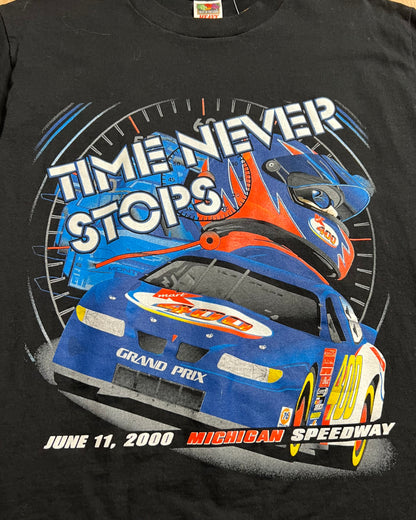 2000 Nascar "Time Never Stops" Michigan Speedway Deadstock T-Shirt