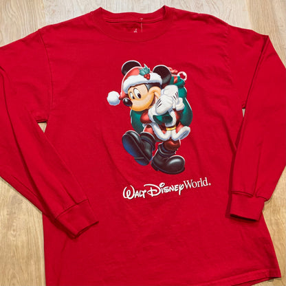 Mickey Mouse Walt Disney World Christmas Long Sleeve