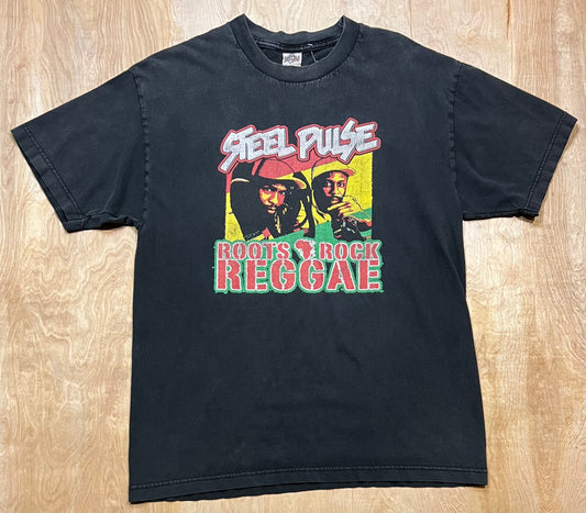 Vintage Steel Pulse "Roots, Rock, Reggae" Concert T-Shirt