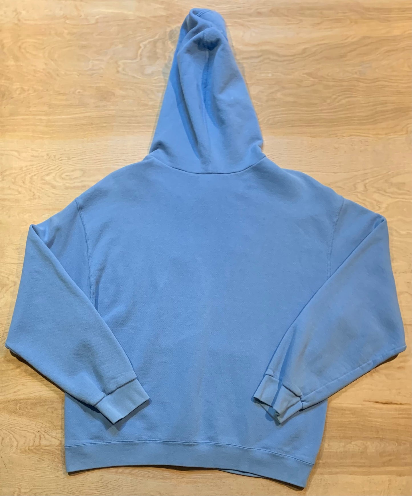 Vintage Baby Blue Nike Center Swish Hoodie