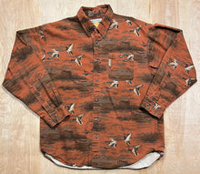 Load image into Gallery viewer, Vintage Columbia Ducks AOP Flannel
