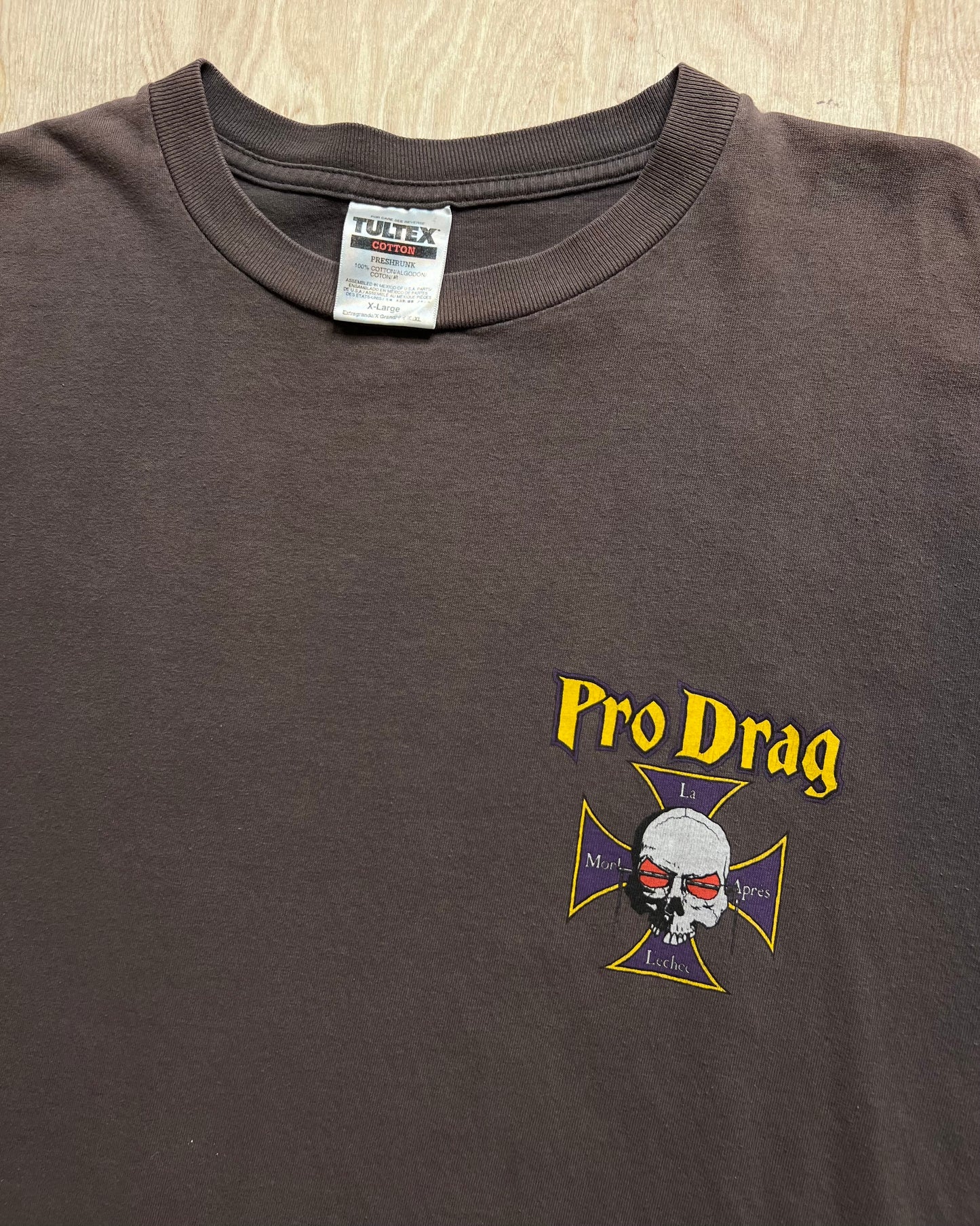 1990's Pro Drag "Death Before Defeat" T-Shirt