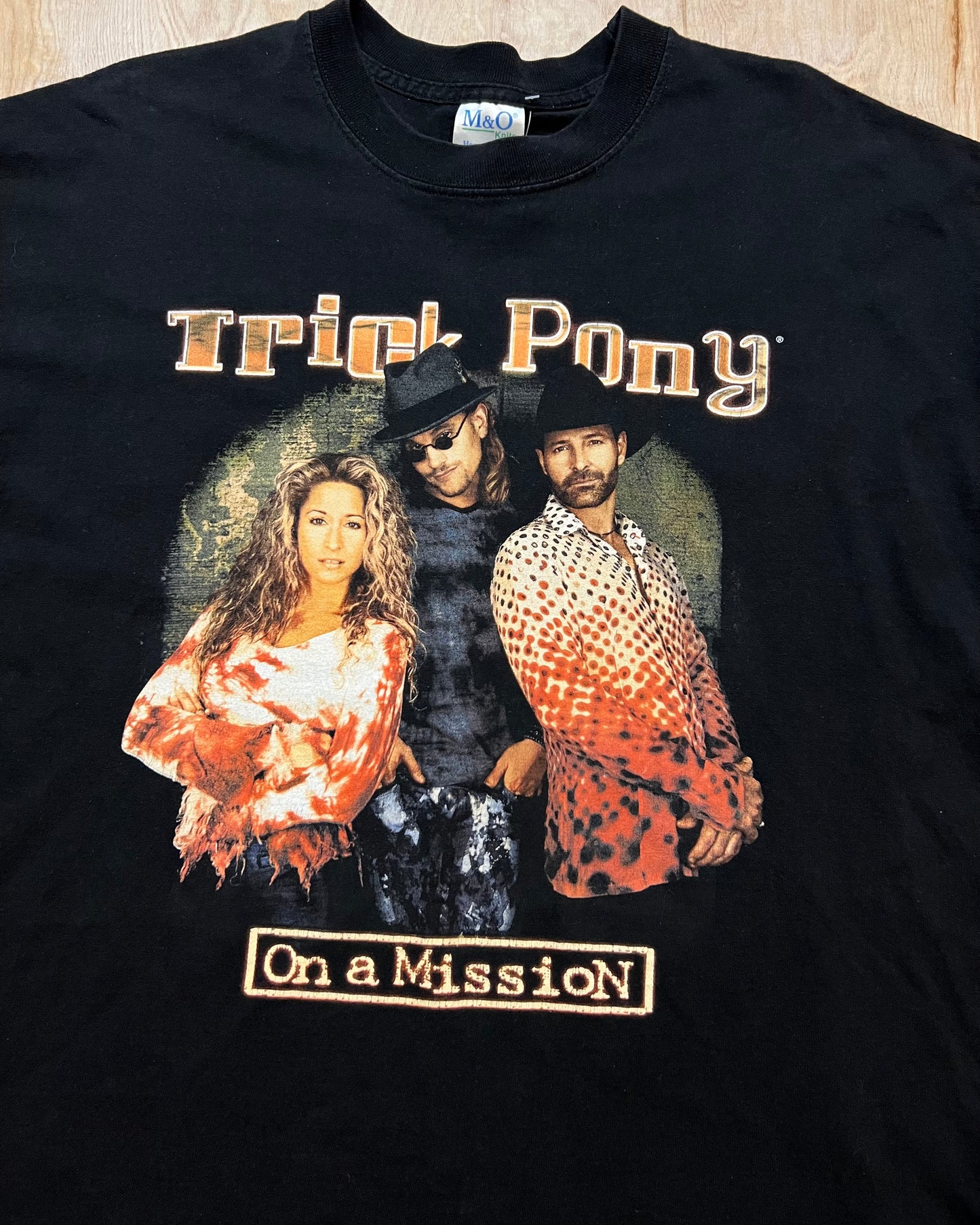 2002 Trick Pony "On A mission" Tour T-Shirt