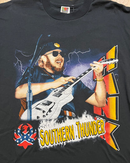 1999 Hank Williams Jr Southern Thunder Single Stitch Tour T-Shirt