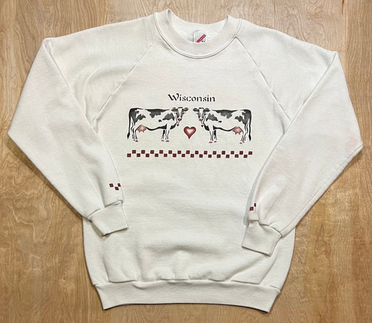 Vintage Wisconsin Cows Crewneck