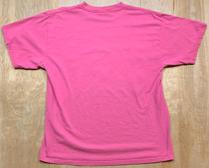 Vintage Pooh and Fruit Square Pink T-Shirt