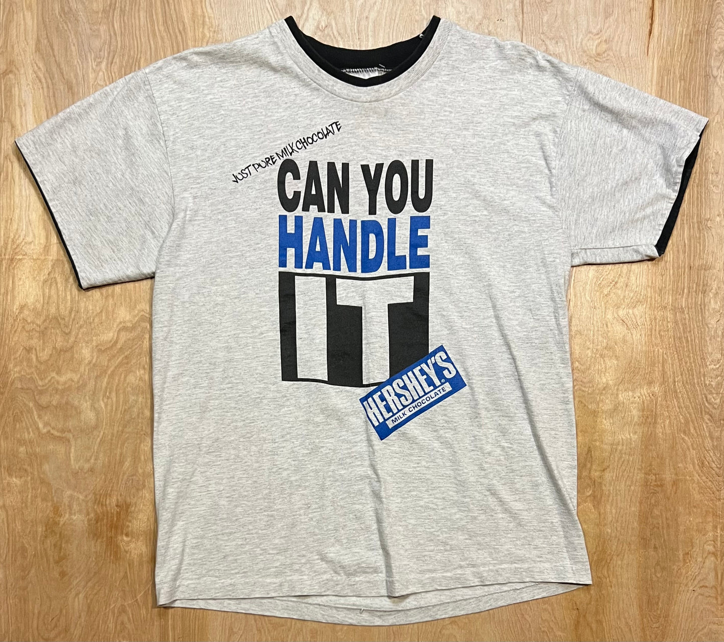Vintage Hershey's Chocolate "Can You Handle It?" Double Stitched T-Shirt