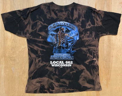 "Backbone of America" Local 662 Wisconsin Truckers Custom T-shirt